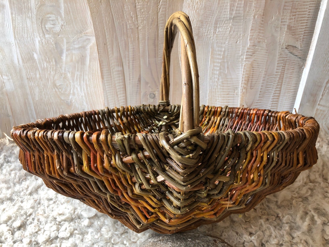 Frame Foraging basket hand made from Scottish Willow Etsy