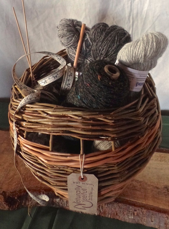 Items similar to Wool/storage basket on Etsy