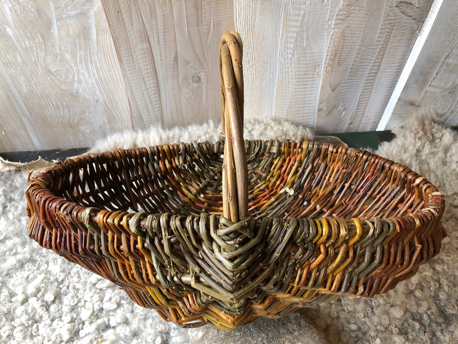 Frame Foraging basket hand made from Scottish Willow | Etsy