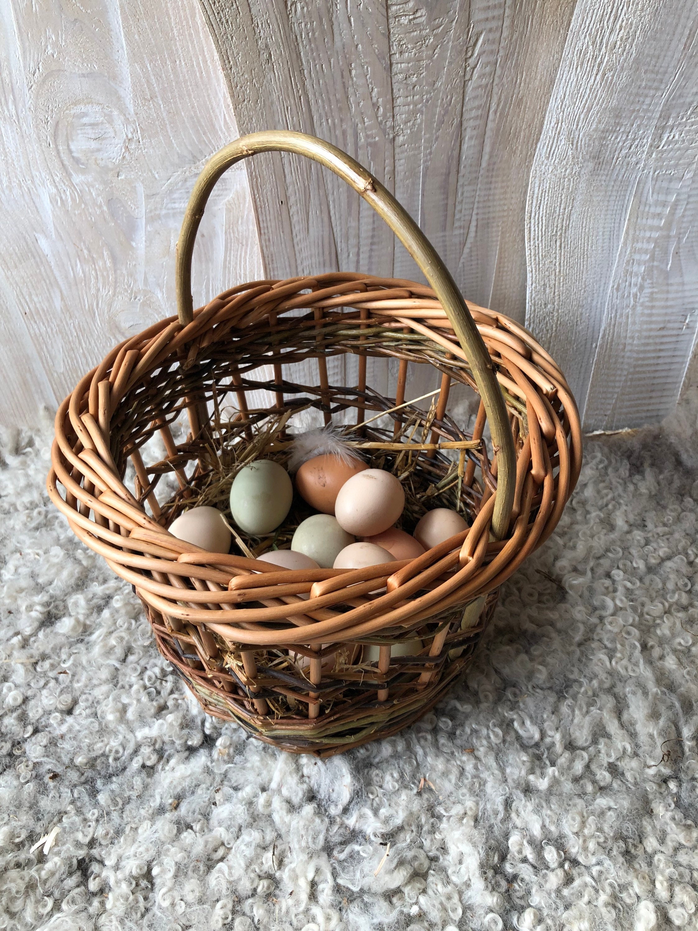 Egg Gathering Basket Etsy UK
