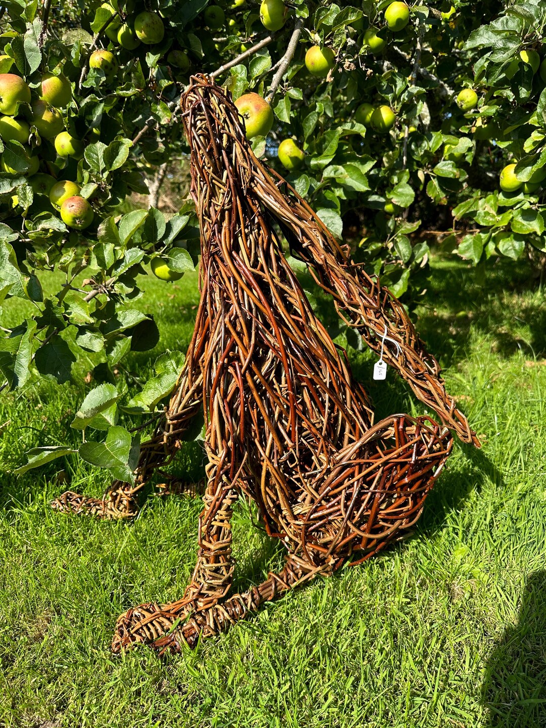 Moon Gazing Willow Hare Sculpture. - Etsy