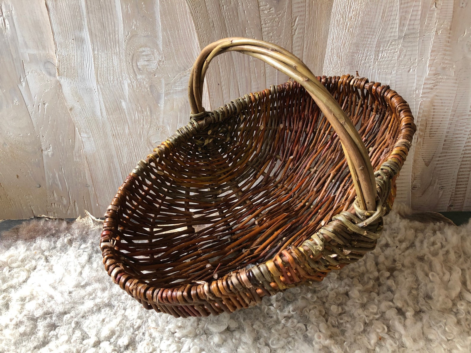 Frame Foraging basket hand made from Scottish Willow Etsy