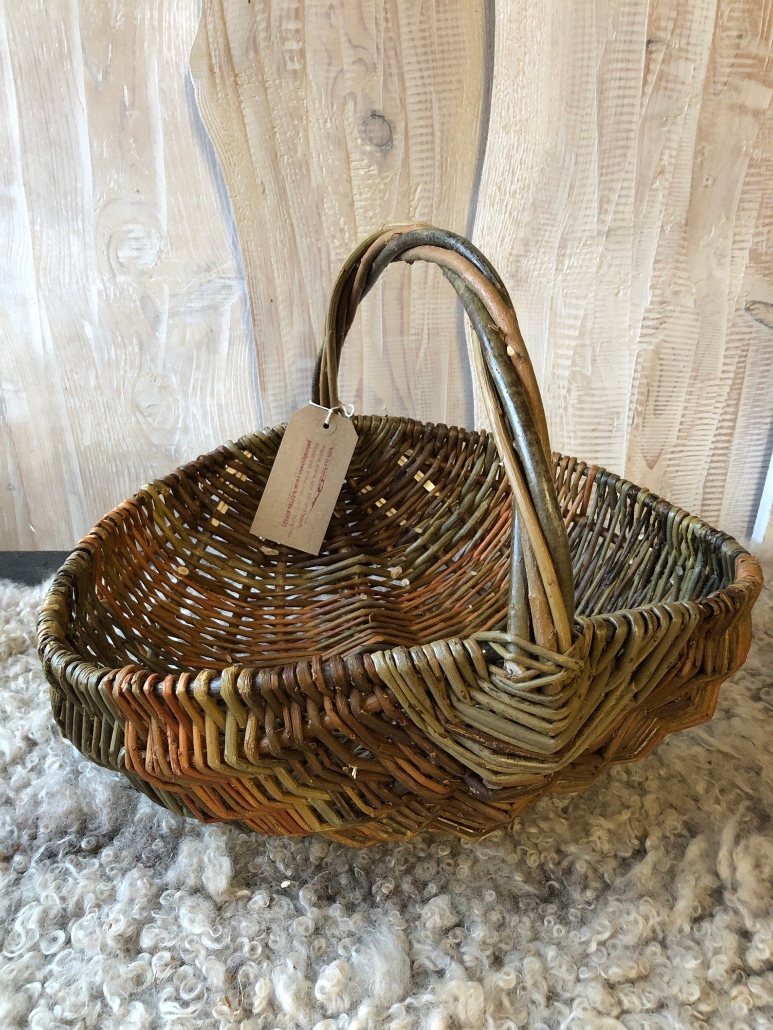 Frame Foraging basket hand made from Scottish Willow Etsy