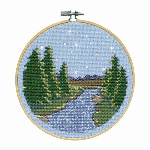 Sky Blue Cross Hoops Sky Blue Cross Hoops