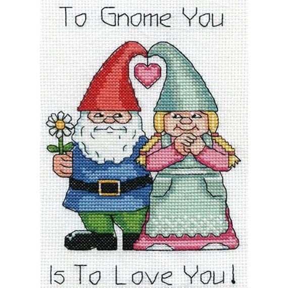 Design Works Crafts Hoop, Gnome Counted Cross