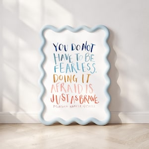 Morgan Harper Nichols Zitat Kunstdruck: Regenbogen Aquarell Inspirational Wandkunst