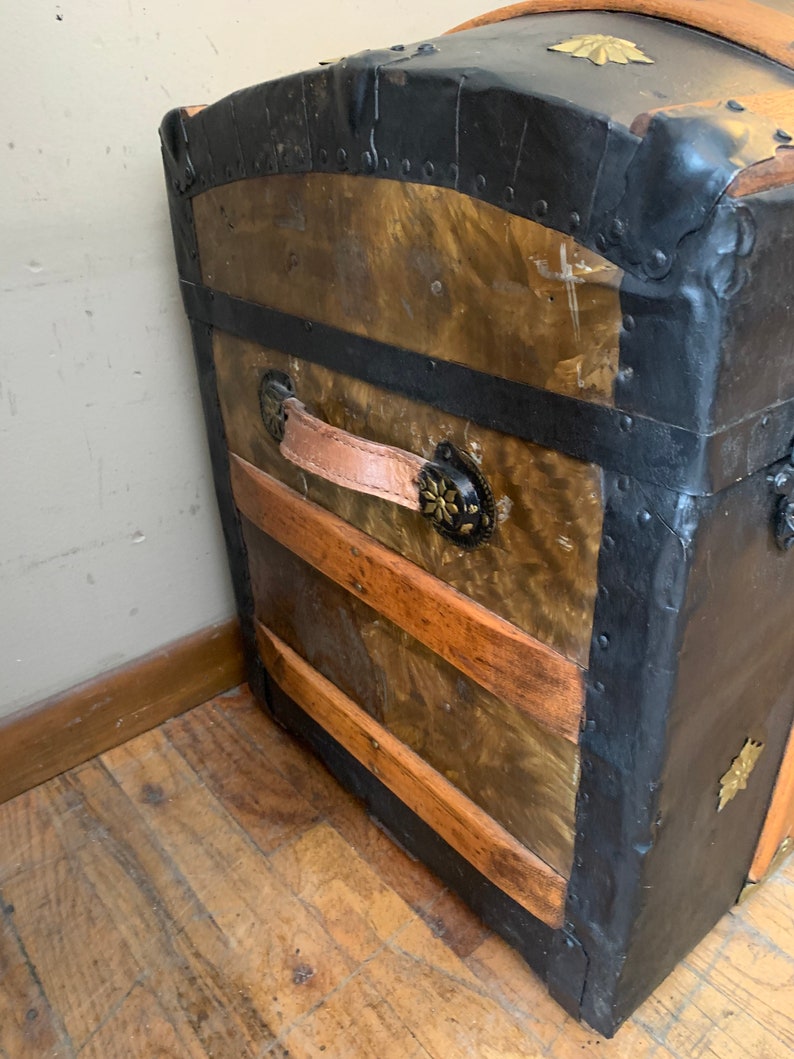 Arch Top Steamer Trunk Etsy
