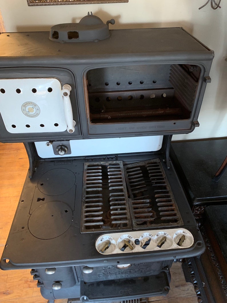 Antique Wood Stove Converted GAS & ELECTRIC Etsy