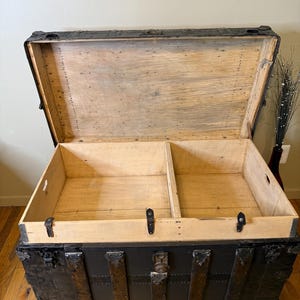 vintage trunk interior tray