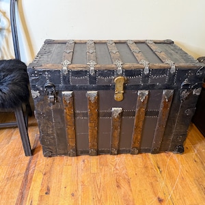 restored antique storage chest