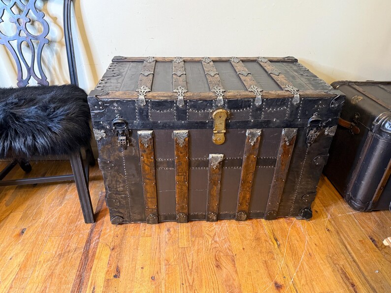 restored antique storage chest