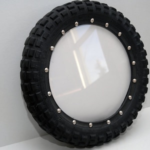 Hanging Round Picture Frame,  Holds 19&quot; Photo