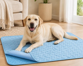 Cooling Pet Mat, Breathable Washable Summer Dog Cushion, Cat Bed Pad