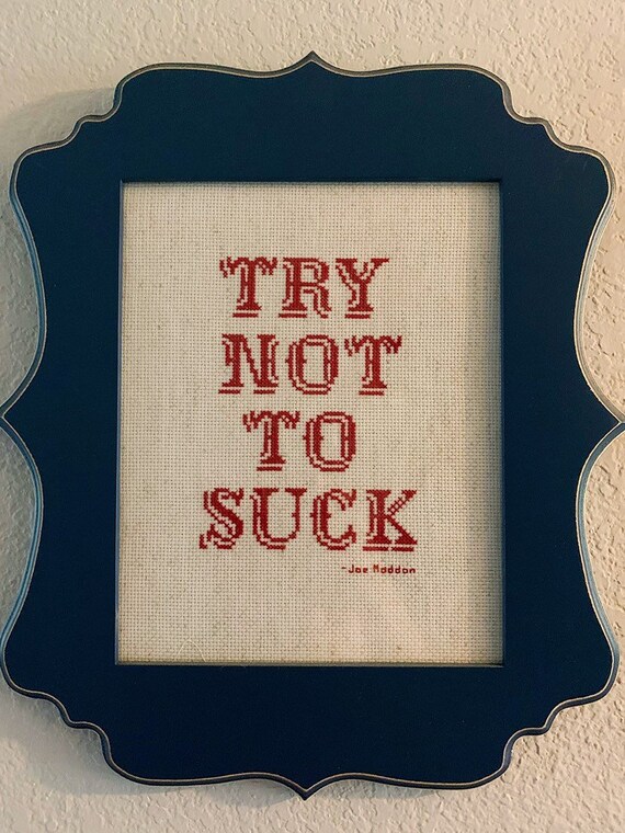 Joe Maddon Chicago Cubs Cross Stitch Pattern Instant Etsy