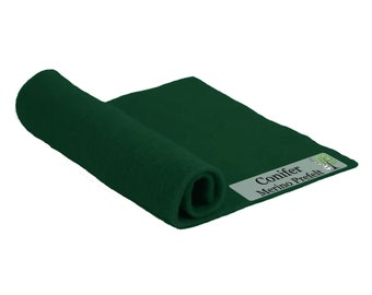 Conifer Prefelt made of 100% merino wool that's great for needle felting and wet felting. Available in multiple sizes and colors