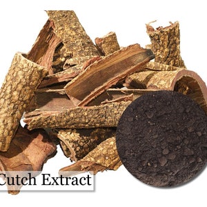 Cutch Extract - Natural Dye - 1, 2 or 4 oz sizes