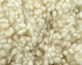 Wool Nepps - Hand Dyed - Fiber Effect - Spinning - Felting - Nuno - Wet Felting - Texture Fiber - Undyed - 1 ounce