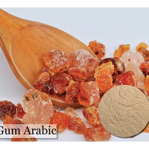 Gum Arabic Powder - Natural Dye - Thickener - 1, 2 and 4 Ounce sizes