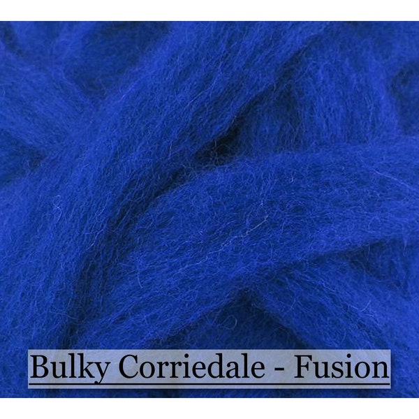 Fusion - Corriedale Wool Sliver -  Needle Felting - Spinning - Wet Felting - Nuno Felting - Wet Felting - 16oz