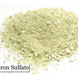 Mordant - Iron Sulfate - Ferrous Sulfate - Natural Dye - Copperas - Gall Ink - Green Vitriol - Iron Modifier - 1, 2 or 4 oz size