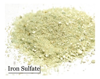 Mordant - Iron Sulfate - Ferrous Sulfate - Natural Dye - Copperas - Gall Ink - Green Vitriol - Iron Modifier - 1, 2 or 4 oz size