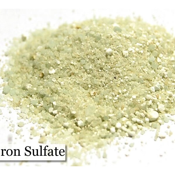 Mordant - Iron Sulfate - Ferrous Sulfate - Natural Dye - Copperas - Gall Ink - Green Vitriol - Iron Modifier - 1, 2 or 4 oz size