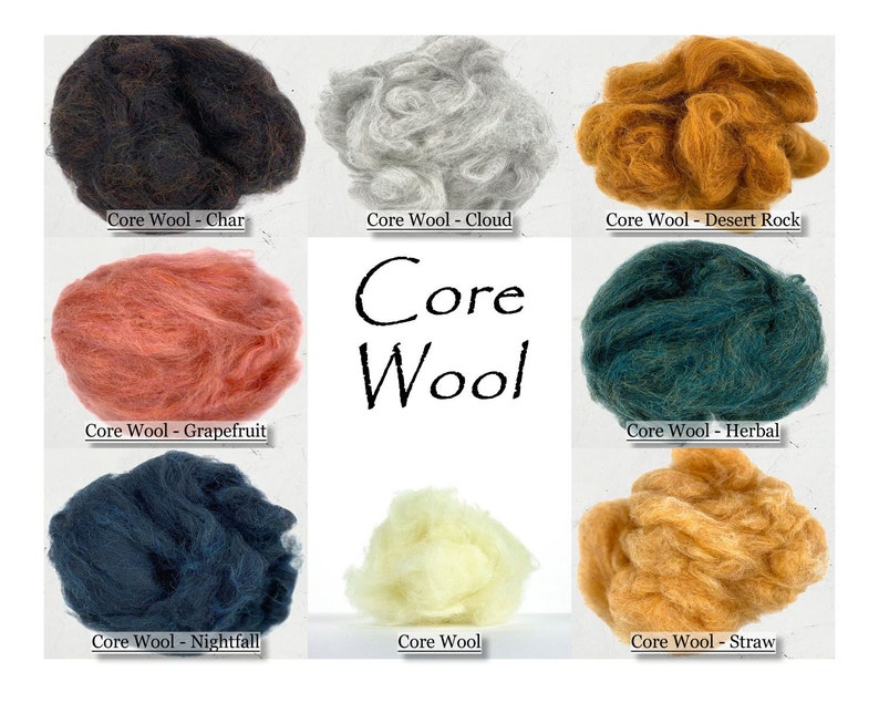 Core Wool Straw Wool Stuffing Needle Felting Spinning Etsy