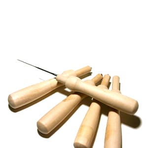 Wooden Needle Felting holder (holds 1 needle) Needle Felting Tool, Wool Felting Tool
