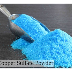 Copper Sulfate Pentahydrate Powder - Mordant - Natural Dye - 1, 2 and 4 ounce sizes