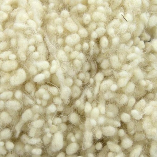 Wool Nepps - Hand Dyed - Fiber Effect - Spinning - Felting - Nuno - Wet Felting - Texture Fiber - Undyed - 1 ounce