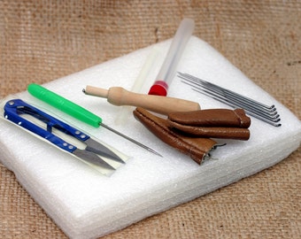 Needle Felting, Advanced Starter Kit, Wool Felt Tools, Mat + Needle + Accessories Craft, Great for Beginners, Ready to Ship