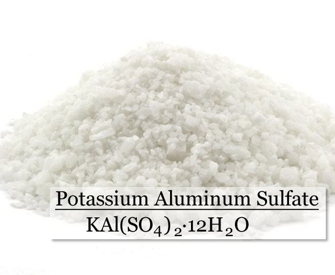Mordant Potassium Aluminum Sulfate Potassium Alum Potash Etsy Israel