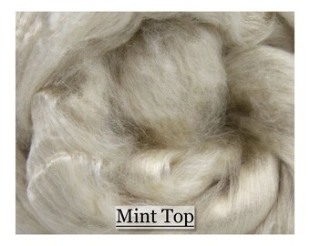 Mint Fiber Top - Spinning Fiber - Blending Fiber - 1, 2 or 4 ounce sizes