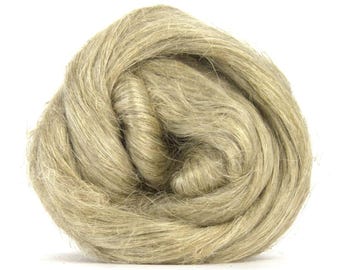 Natural Flax/Linen Top - 1, 2 or 4 ounce sizes - Natural Fiber - Undyed - Spinning Fiber - Blending Fiber - Ready To Ship