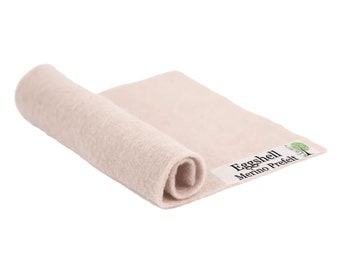 Flesh Prefelt made of 100% merino wool that's great for needle felting and wet felting. Available in multiple sizes and colors