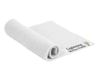 Lightning Prefelt made of 100% merino wool that's great for needle felting and wet felting. Available in multiple sizes and colors