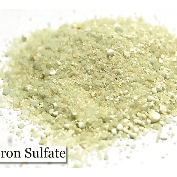 Mordant - Iron Sulfate - Ferrous Sulphate - Natural Dye - Copperas - Gall Ink - Green Vitriol - Iron Modifier - 1oz