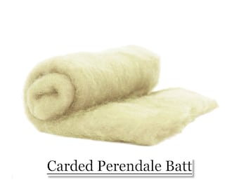 Perendale Batt - Spinning Fiber - Felting Fiber - 200 grams