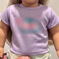 lavender purple goty 2027 shirt for 18 inch dolls | custom doll tee | girl of the year inspired shirt