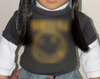 Custom 18 Doll Band T-Shirt | Artist-Inspired Graphic Tee for Dolls