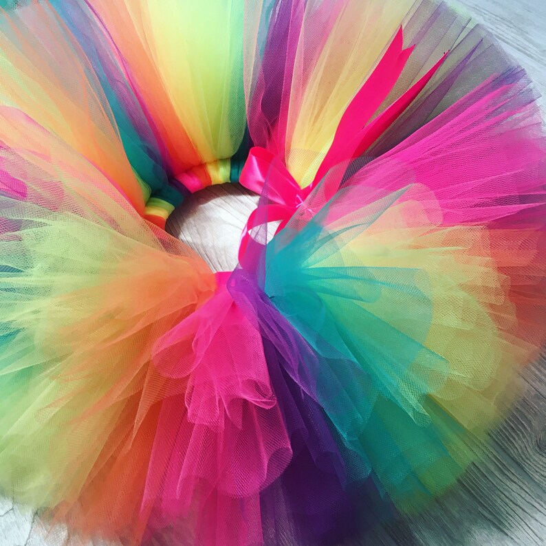 rainbow tutu set