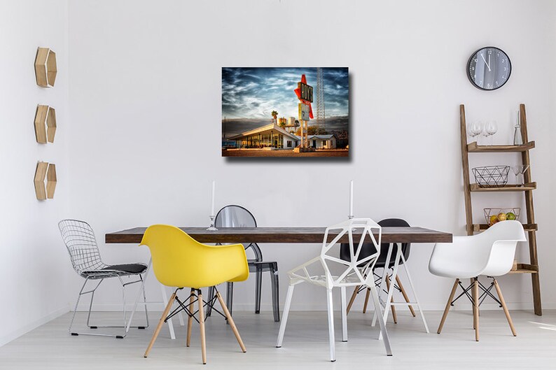 16x24 Mid Century Modern Art Route 66 Photography Roy/'s Motel Art Print Large Wall Art Mojave Desert Man Cave Decor