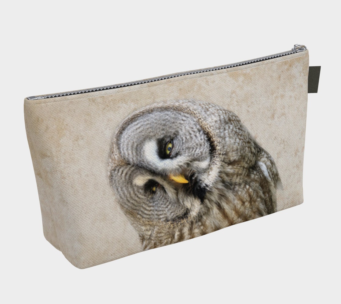 Owl Travel Bag Ipad Case Makeup Bag Zippered Pouch Etsy