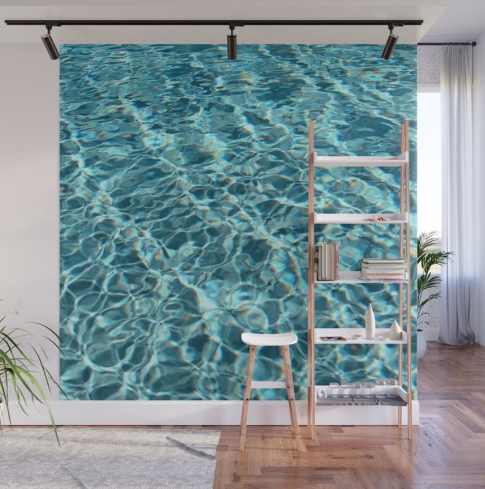 Swimming Pool Turquoise Modern Wall Art Fine Art Under 50 Etsy