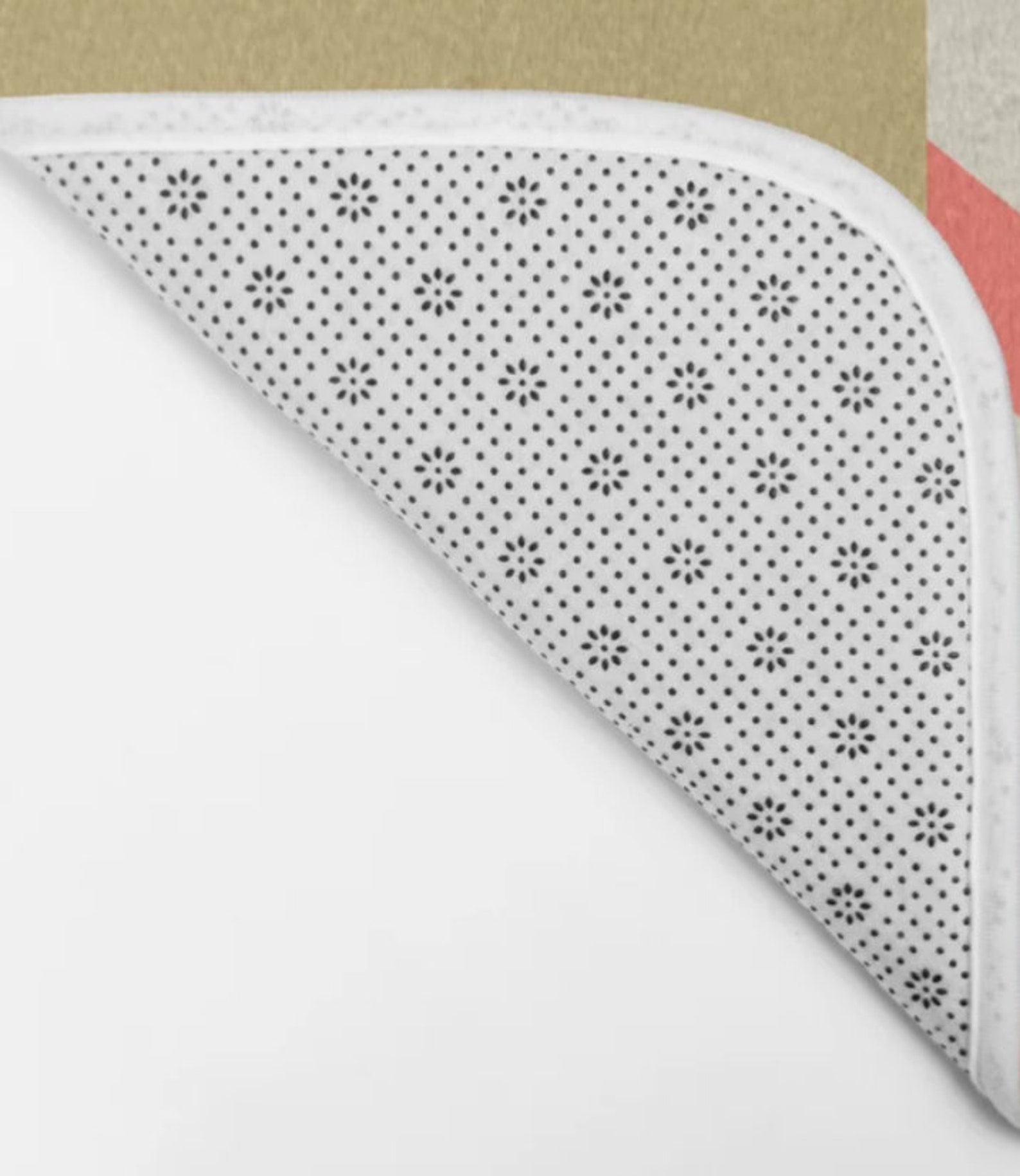 Koralle Farbe Block Bad Matte Moderne Memory Foam Badematte | Etsy