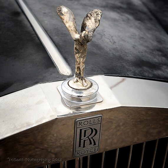 Classic Car Photography Rolls Royce Hood Ornament Vintage Etsy