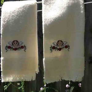 May include: A set of three ceramic nesting bowls in graduating sizes. The bowls are white with a blue floral pattern. The largest bowl is 6 inches in diameter, the medium bowl is 5 inches, and the smallest is 4 inches.