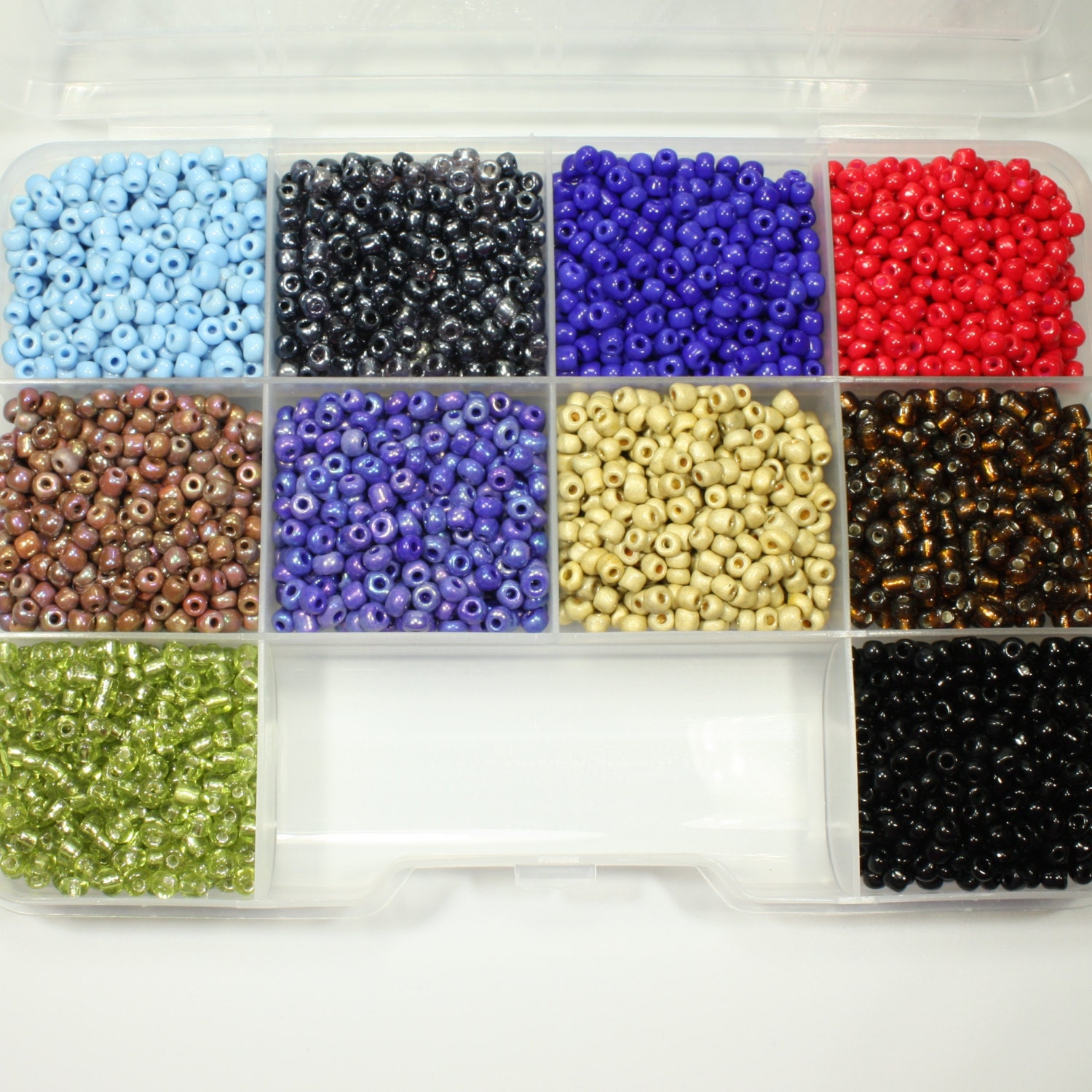 6/0 Seed Bead Kit 10 Colors Seed Beads Craft Supplies Etsy