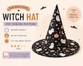 Witch Hat Sewing Pattern, 6 Sizes (Toddler to Adult Men), DIY Halloween Costume, Instant PDF Download product logo