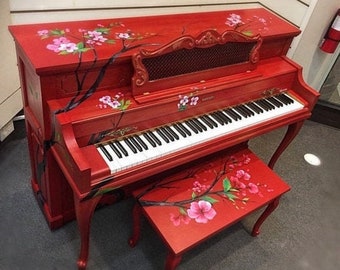 Spring Melody - Hand Painted Piano